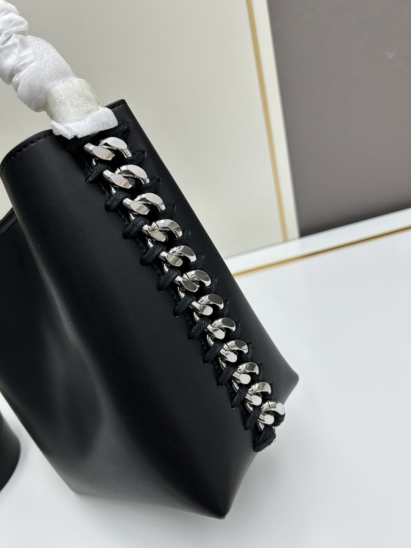 お洒落に♪ステラマッカートニー Frayme バケットバッグ 激安  5色    Stella McCartney  ステラマッカートバッグ0003