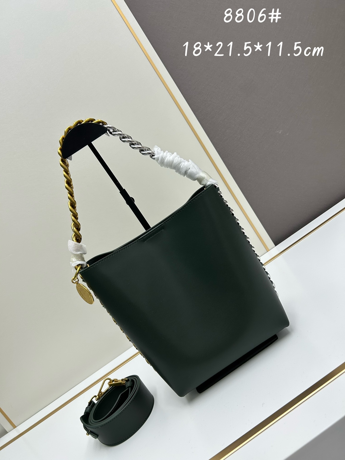 お洒落に♪ステラマッカートニー Frayme バケットバッグ 激安  5色    Stella McCartney  ステラマッカートバッグ0003
