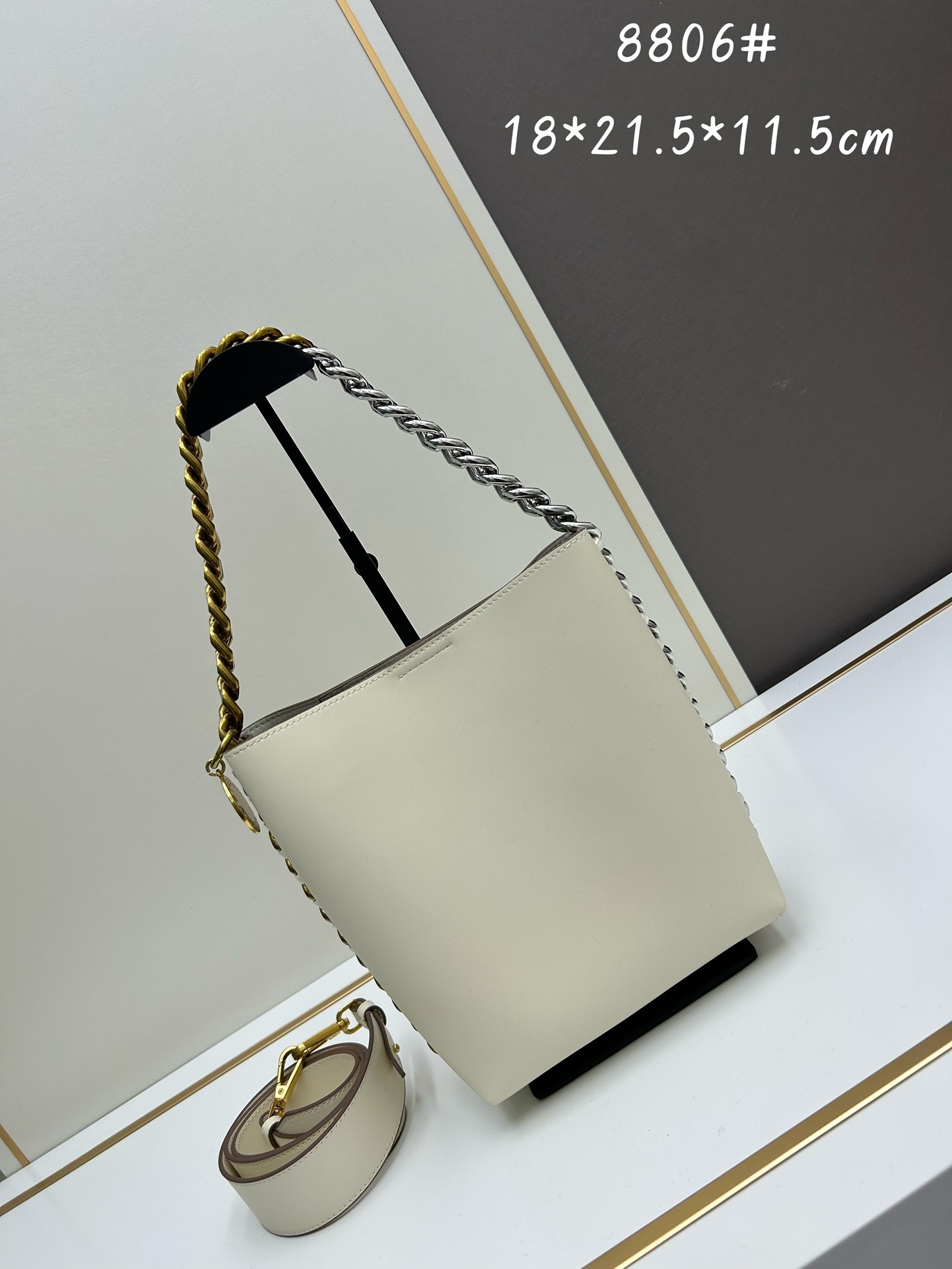お洒落に♪ステラマッカートニー Frayme バケットバッグ 激安  5色    Stella McCartney  ステラマッカートバッグ0003