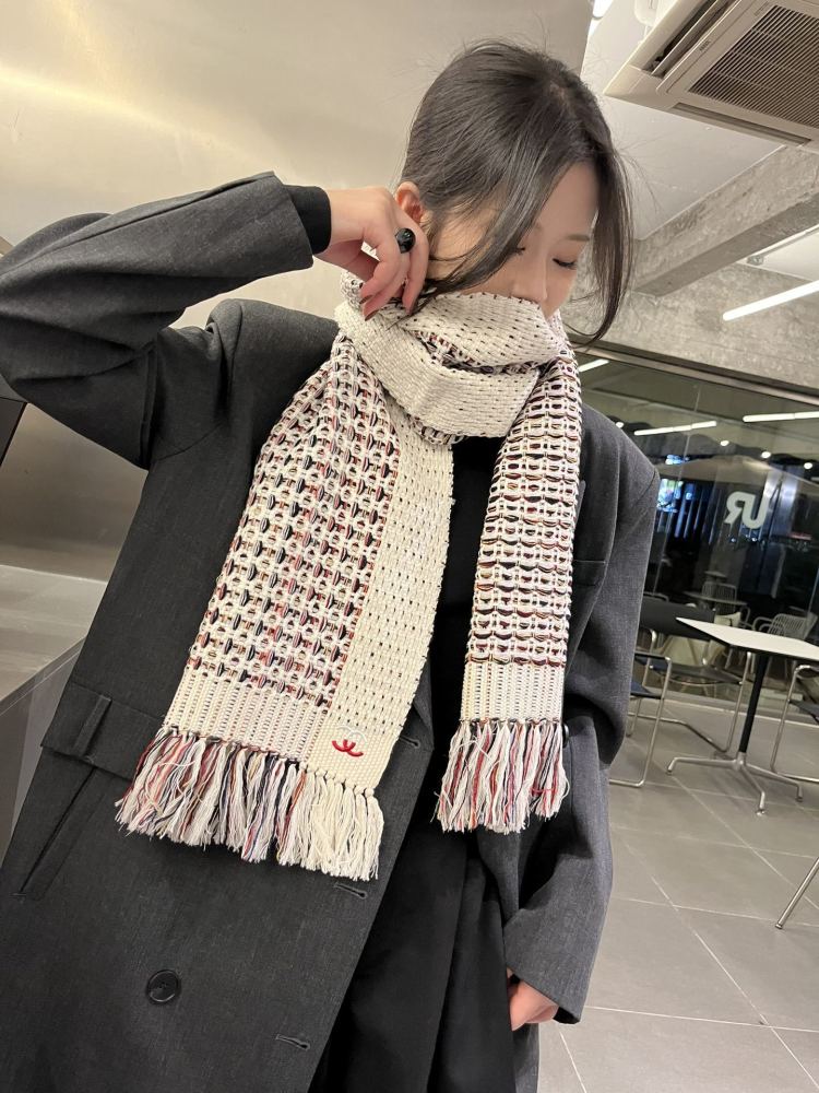 売上総額１位！  シャネル ウールのニット偽物 CHANEL シャネルマフラー0056