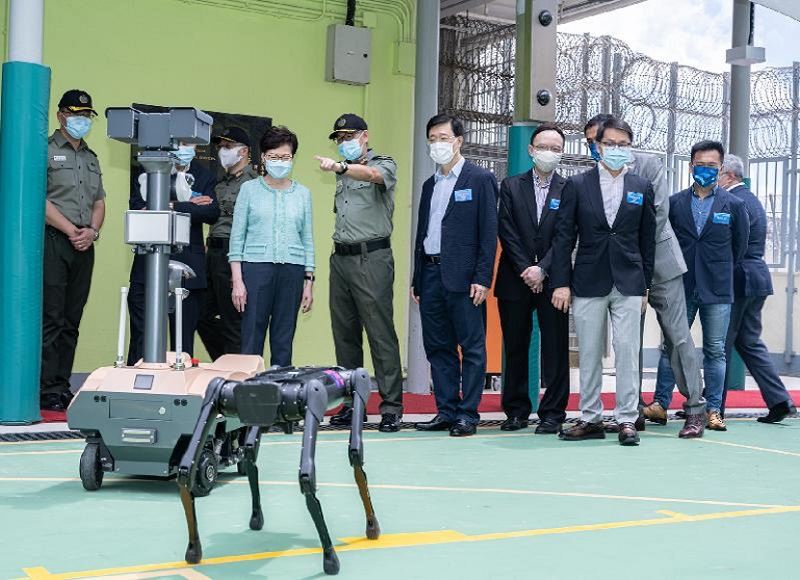 Gosuncn Robot in HongKong First Smart Prison