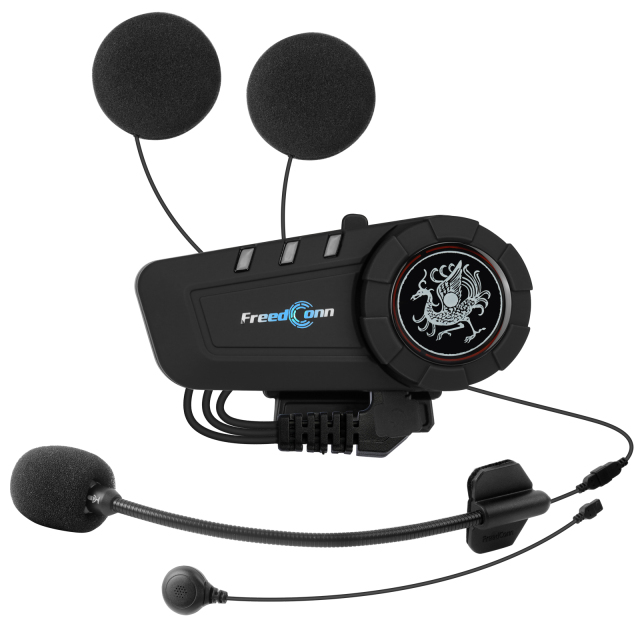 KY-Pro Helmet Bluetooth Headset Motorcycle Communication System 2-4 Riders Group Intercom & Music Share