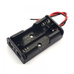 2 AA Battery Holder With Wire Leads Battery Case AA Holder