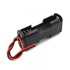 Back to Back 2AA Battery Holder with Lead Wires, Double Layer 2xAA Battery Holder Case with Cable