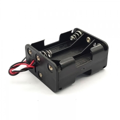 9V 6AA Battery Holder With Wire Leads 9V Snap