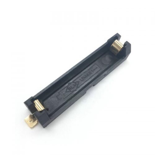 Single SMT AAA battery holder with gold plated