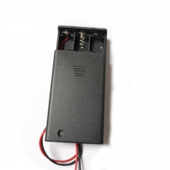 ABS Housing 4.5v 3 AAA Battery Holder With Switch, Cover and Wires Leads