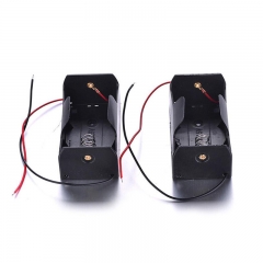 1.5V Plastic Battery Holder D Cell Battery Holder With Wire Leads