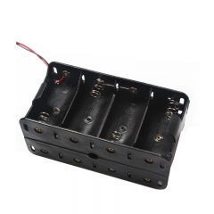 Plastic 12v 8 D Cell Back to Back Battery Holder Case