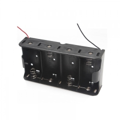 Plastic 4 X D battery holder 6V D battery case