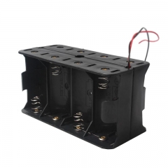 Plastic 12v 8 D Cell Back to Back Battery Holder Case