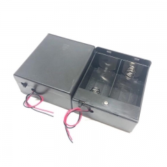 3V 2 x D cell Battery Box Case holder with slide Cover & on/off switch