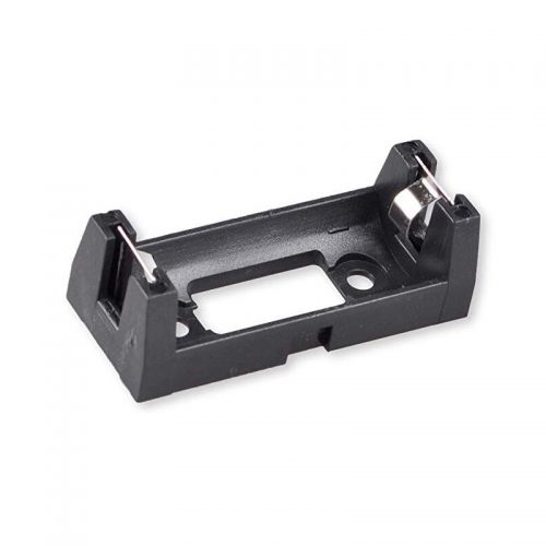 Heat Resistant Plastic Battery Holder CR123A with Spring Steel Contact