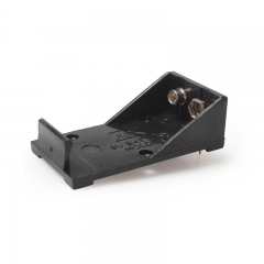 Plastic 9V Battery Holder Case With PC Pins