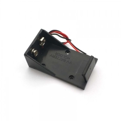 Plastic 9V Battery Holder Case With Wire Leads