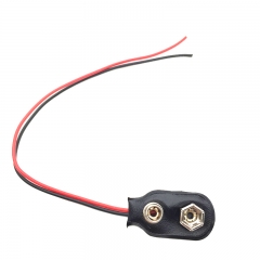 Custom Made Wholesale 9V Wire Battery Snap Clip