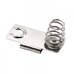 Dual AA Battery Contact With Coil Spring