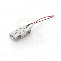 Aluminum 2 Cell AAA Battery Holder with Solder Lug