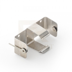 Aliminum 1 D Battery Holder with PC Pins
