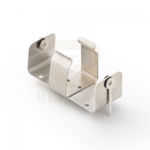 Aliminum 1 D Battery Holder with PC Pins