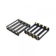 Plastic Nylon SMT SMD 1X 2X 3X 4X 18650 Battery Holder Box with Bronze Pins Gold Plate