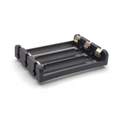 Plastic Nylon SMT THM 3 X 18650 Battery Holder Box with Bronze Pins