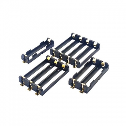 Plastic Nylon SMT SMD 1X 2X 3X 4X 18650 Battery Holder Box with Bronze Pins Gold Plate