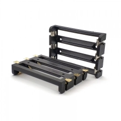 Plastic Nylon SMT THM 3 X 18650 Battery Holder Box with Bronze Pins
