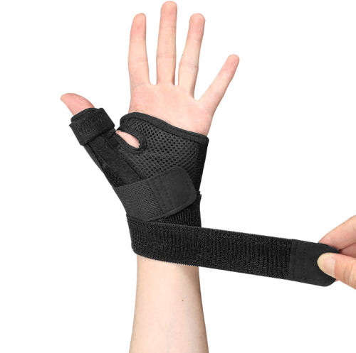 Cross border sports finger guard basketball tendon sheath protection fitness protector thumb strap hand palm