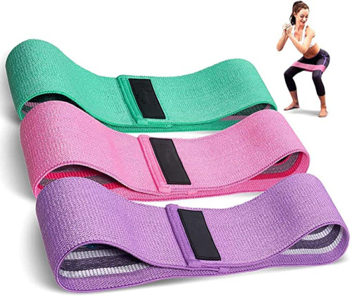 Resistant Bands, Exercise Bands for Women, Pilates Yoga Strength Training Resistance Bands for Legs and Glutes, Mobility Bands for Workout Body, Set of 3