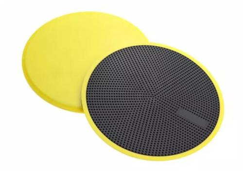 Core Sliders. Dual Sided Use on Carpet or Hardwood Floors. Abdominal Exercise Equipment