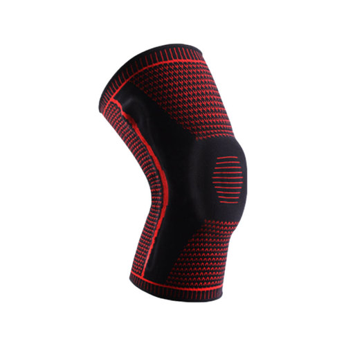 Outdoor sports pressure silicone spring breathable mountaineering running basketball cycling knitted kneepad