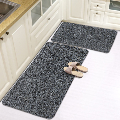 Innyluck Door Mat for Indoor Entrance, Advanced Microfiber Absorb Water Resist Dirt Doormat Non-Slip Backing Entryway Rug, Low Profile Front Door Mats Machine Washable Dark Grey