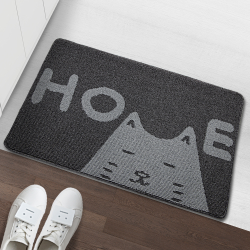 Innyluck Doormat for Indoor Entrance Front Door Mat Non Slip Backing Traps Dirt and Moisture Low Profile Entry Rug Easy Clean,Machine Washable Cat Home