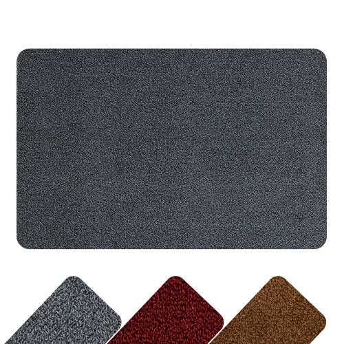 Innyluck Rubber Outdoor Door Mat Entrance Shoes Scraper, Durable Anti Slip Indoor Mat, Machine Washable Easy Clean Low Profile Front Area Rug Welcome Mats for Entryway, Patio, High Traffic Area