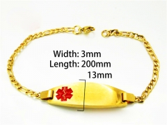 HY Wholesale Gold Bracelets of Stainless Steel 316L-HY08B0126