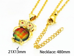 HY Wholesale Popular Crystal Zircon Necklaces (Animal Style)-HY54N0105HHQ