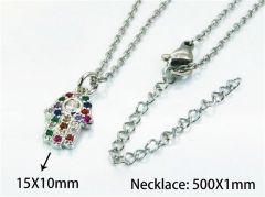 HY Wholesale Popular Crystal Zircon Necklaces (Other Style)-HY54N0092LL