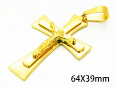 HY Wholesale Cross Pendants of Stainless Steel 316L-HY08P0171NE