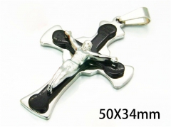 HY Wholesale Cross Pendants of Stainless Steel 316L-HY08P0163ME