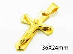 HY Wholesale Cross Pendants of Stainless Steel 316L-HY08P0458KL