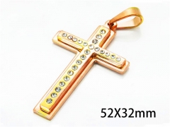 HY Wholesale Cross Pendants of Stainless Steel 316L-HY08P0515NL