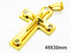 HY Wholesale Cross Pendants of Stainless Steel 316L-HY08P0390NL