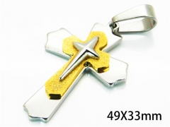 HY Wholesale Cross Pendants of Stainless Steel 316L-HY08P0385ML