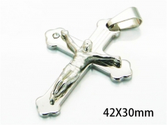 HY Wholesale Cross Pendants of Stainless Steel 316L-HY08P0469KS