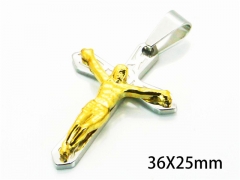 HY Wholesale Cross Pendants of Stainless Steel 316L-HY08P0464KL