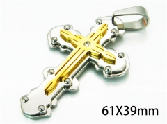 HY Wholesale Cross Pendants of Stainless Steel 316L-HY08P0534OE