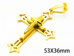 HY Wholesale Cross Pendants of Stainless Steel 316L-HY08P0213MS