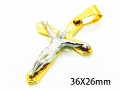 HY Wholesale Cross Pendants of Stainless Steel 316L-HY08P0466K5