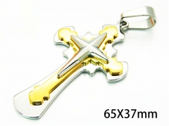 HY Wholesale Cross Pendants of Stainless Steel 316L-HY08P0196OV